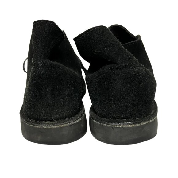 Clarks Bushacre 2 Black Suede Desert Boots